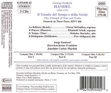 Georg Friedrich Händel (1685-1759): Il Trionfo del Tempo e della Verita (Oratorium HWV 46b), 3 CDs
