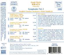 Joseph Martin Kraus (1756-1792): Symphonien C-Dur,F-Dur,A-Dur (VB 138,130,128), CD