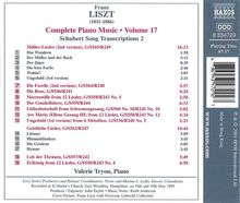 Franz Liszt (1811-1886): Klavierwerke Vol.17, CD