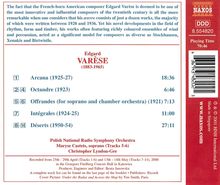 Edgar Varese (1885-1965): Orchesterwerke Vol.1, CD