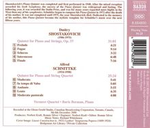 Dmitri Schostakowitsch (1906-1975): Klavierquintett op.57, CD