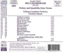 Joseph Hellmesberger jr. (1855-1907): Walzer &amp; Quadrillen, CD