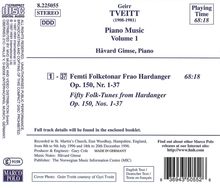 Geirr Tveitt (1908-1981): Klavierwerke Vol.1, CD