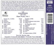 Luis Gianneo (1897-1968): Klavierwerke Vol.1, CD