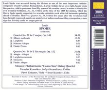 Louis Spohr (1784-1859): Streichquartette Vol.11, CD