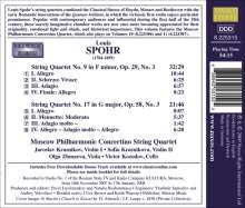 Louis Spohr (1784-1859): Streichquartette Vol.13, CD