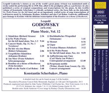 Leopold Godowsky (1870-1938): Klavierwerke Vol.12, CD