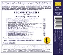 Eduard Strauss (1835-1916): Eduard Strauss I - A Centenary Celebration Vol.2, CD