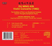 Du Mingxin (geb. 1928): Violinkonzert, CD