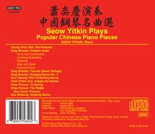 Seow Yitkin plays Popular Chinese Piano Pieces, CD