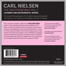 Carl Nielsen (1865-1931): Carl Nielsen - Masterworks 2: Kammer- &amp; Instrumentalmusik, 2 Super Audio CDs und 4 CDs