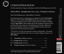 Christopher Rouse (1949-2019): Symphonien Nr.3 &amp; 4, CD