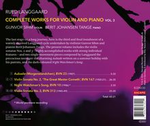 Rued Langgaard (1893-1952): Sämtliche Werke für Violine &amp; Klavier Vol.3, CD