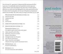 Poul Ruders (geb. 1949): Werke für Gitarre, CD