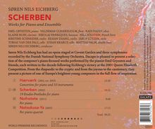 Sören Nils Eichberg (geb. 1973): Kammermusik mit Klavier &amp; Klavierwerke "Scherben", CD