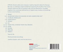 Josefine Opsahl (geb. 1992): Werke für Cello - "Atrium", CD