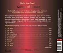 Niels Ronsholdt (geb. 1978): Songs of Doubt für Chor, Männerstimme solo &amp; Ondes Martenot, CD