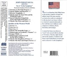 John Philip Sousa (1854-1932): Orchesterwerke Vol.2: At the Symphony, CD