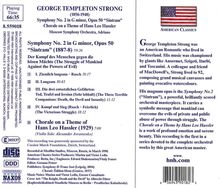 George Templeton Strong (1856-1948): Symphonie Nr.2 "Sintram", CD