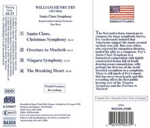 William Henry Fry (1813-1864): Santa Claus Symphony, CD