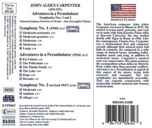 John Alden Carpenter (1876-1951): Symphonien Nr.1 &amp; 2, CD