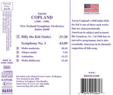 Aaron Copland (1900-1990): Symphonie Nr.3, CD