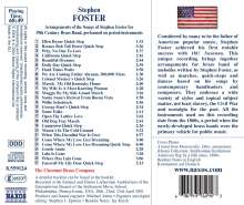 Stephen Collins Foster (1826-1864): Foster for Brass (27 Song-Arrangements für Blechbläser), CD
