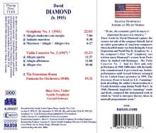 David Diamond (1915-2005): Symphonie Nr.1, CD
