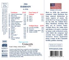 John Harbison (geb. 1938): Variations, CD
