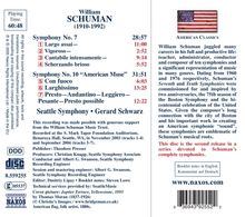 William Schuman (1910-1992): Symphonien Nr.7 &amp; 10, CD