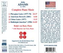 John Adams (geb. 1947): Klavierwerke, CD