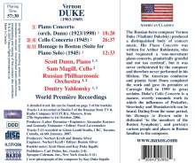Vernon Duke (1903-1969): Klavierkonzert, CD