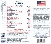Quincy Porter (1897-1966): Streichquartette Nr.1-4, CD