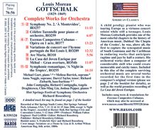 Louis Moreau Gottschalk (1829-1869): Symphonien Nr.1 &amp; 2, CD