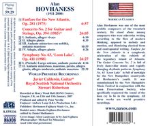 Alan Hovhaness (1911-2000): Symphonie Nr.63, CD