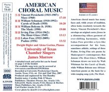 University of Texas Chamber Singers -  American Choral Music, CD