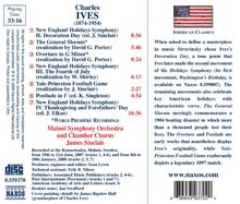 Charles Ives (1874-1954): New Holidays Symphony II-IV für Chor &amp; Orchester, CD