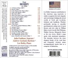Lee Hoiby (1926-2011): A Pocket of Time - 21 Lieder &amp; ein Duett, CD