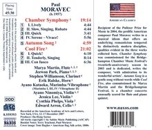 Paul Moravec (geb. 1957): Chamber Symphony, CD