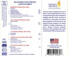 Klezmer Concertos &amp; Encores, CD