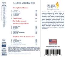 Samuel Adler (geb. 1928): Symphonie Nr.5 "We Are the Echoes", CD