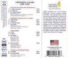 Frederick Jacobi (1891-1952): Cellokonzert, CD