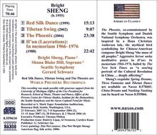 Bright Sheng (geb. 1955): Red Silk Dance für Klavier &amp; Orchester, CD