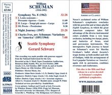 William Schuman (1910-1992): Symphonie Nr.8, CD