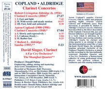 Robert Livingston Aldridge (geb. 1954): Klarinettenkonzert, CD