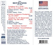 Alan Hovhaness (1911-2000): Symphonien Nr.1 &amp; 50, CD