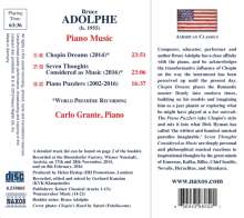 Bruce Adolphe (geb. 1955): Chopin Dreams, CD