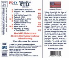 William Grant Still (1895-1978): Suite für Violine &amp; Orchester (1943), CD