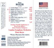 Peter Boyer (geb. 1970): Orchesterwerke, CD