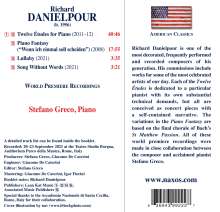 Richard Danielpour (geb. 1956): 12 Etüden für Klavier, CD